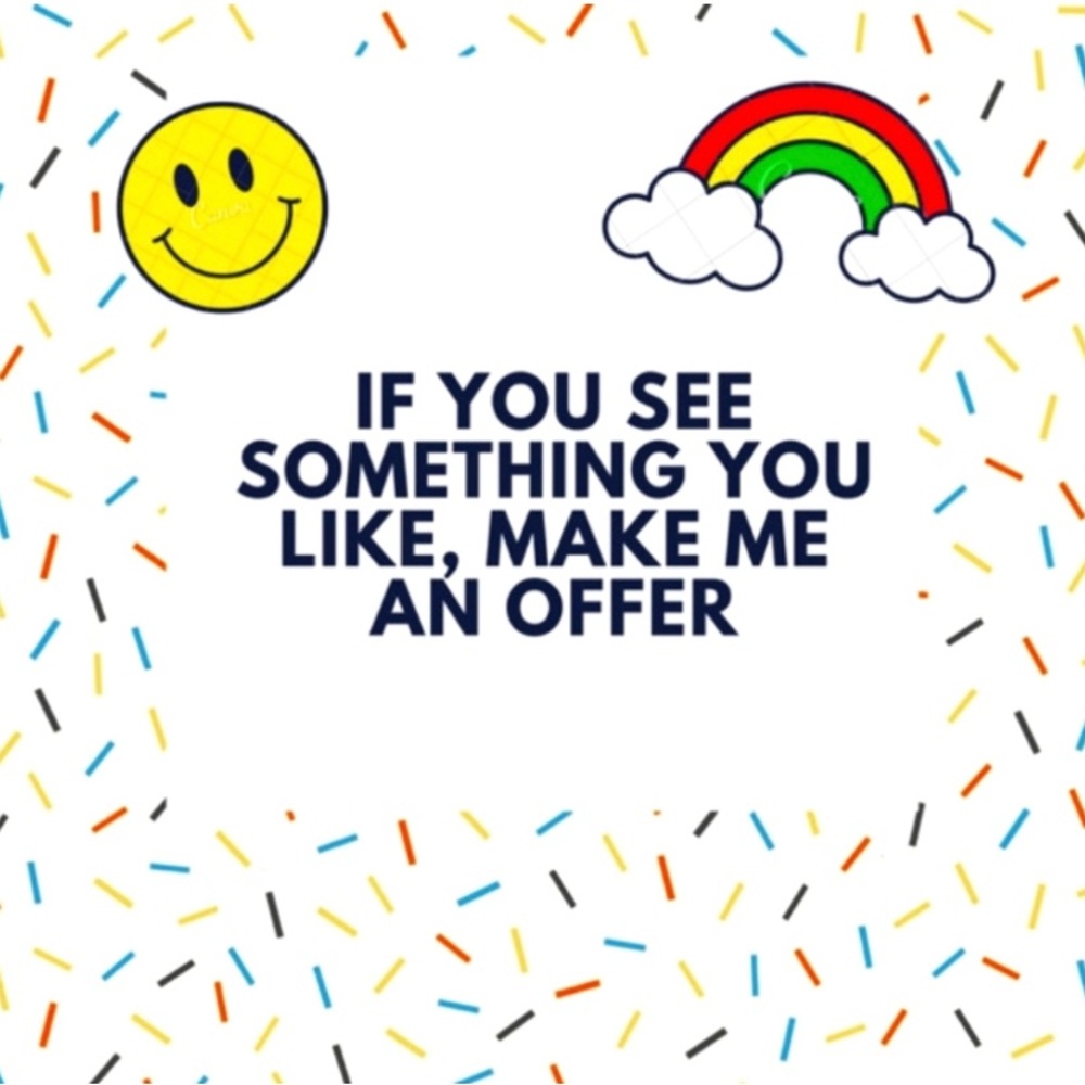 Feel free to make me some offers!